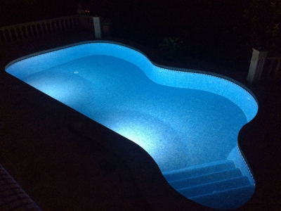 Beleuchteter Pool